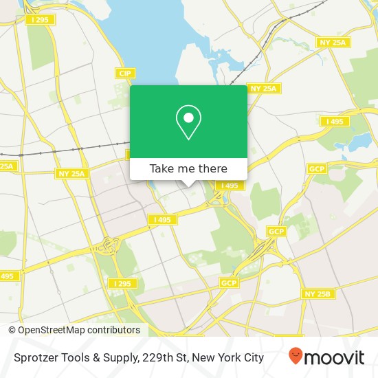 Sprotzer Tools & Supply, 229th St map