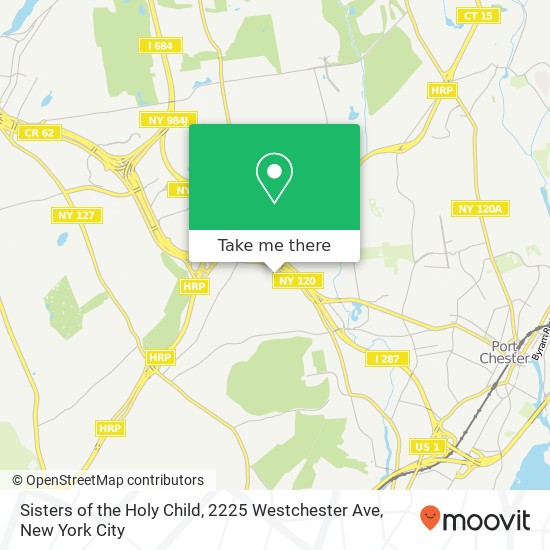 Sisters of the Holy Child, 2225 Westchester Ave map
