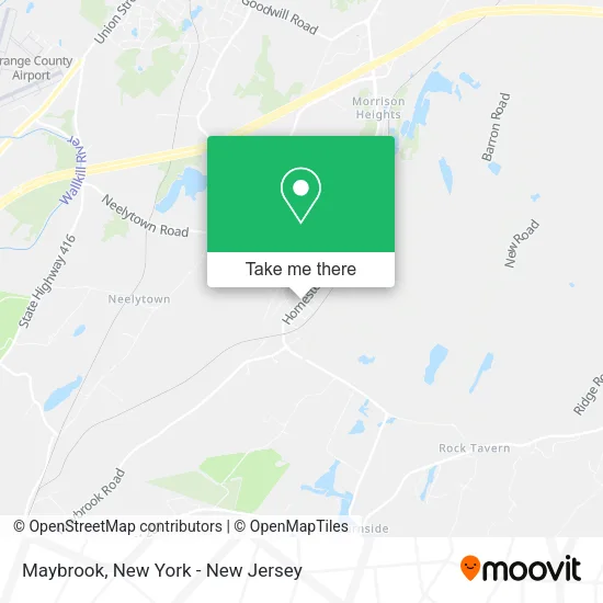 Maybrook map