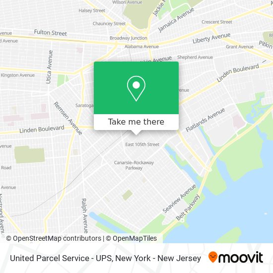 Mapa de United Parcel Service - UPS