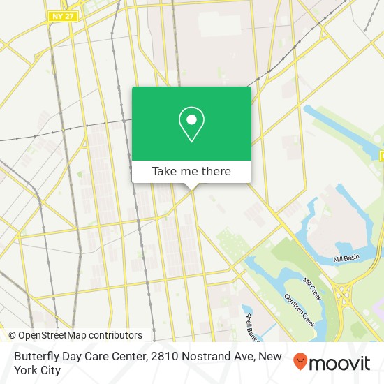 Butterfly Day Care Center, 2810 Nostrand Ave map