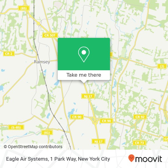 Eagle Air Systems, 1 Park Way map