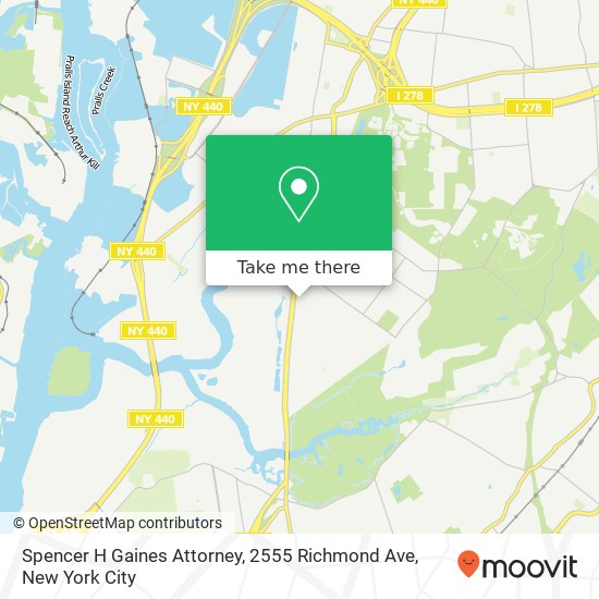 Spencer H Gaines Attorney, 2555 Richmond Ave map