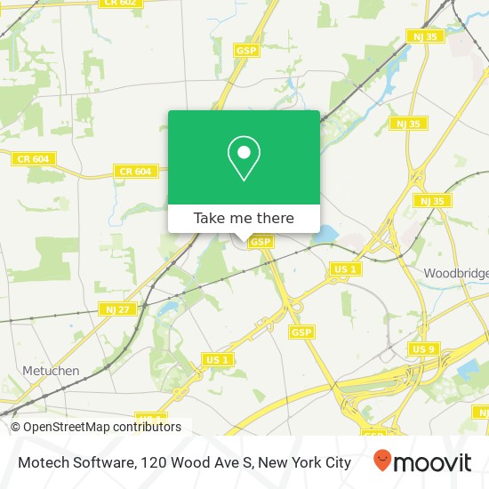 Motech Software, 120 Wood Ave S map