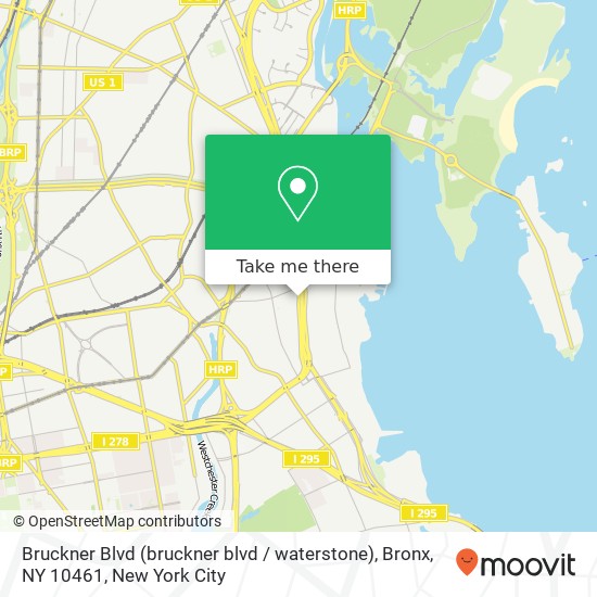 Bruckner Blvd (bruckner blvd / waterstone), Bronx, NY 10461 map