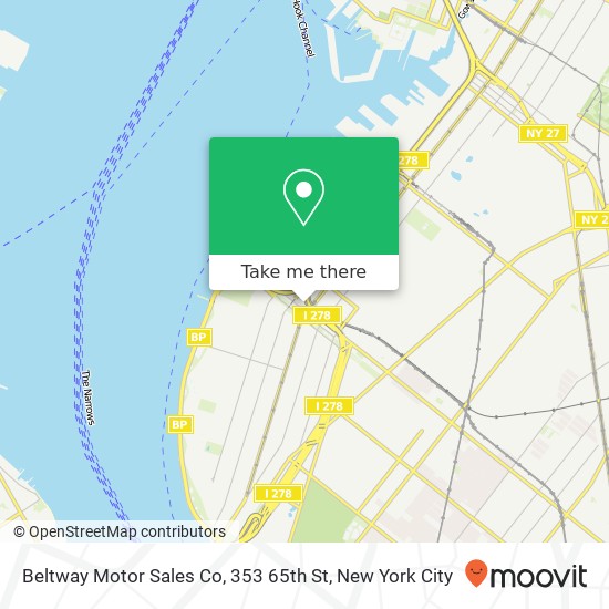 Mapa de Beltway Motor Sales Co, 353 65th St