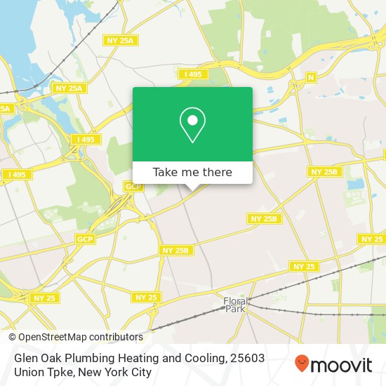Glen Oak Plumbing Heating and Cooling, 25603 Union Tpke map