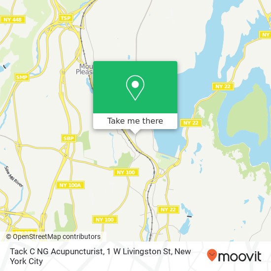 Mapa de Tack C NG Acupuncturist, 1 W Livingston St