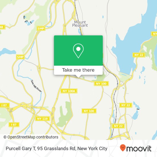 Mapa de Purcell Gary T, 95 Grasslands Rd
