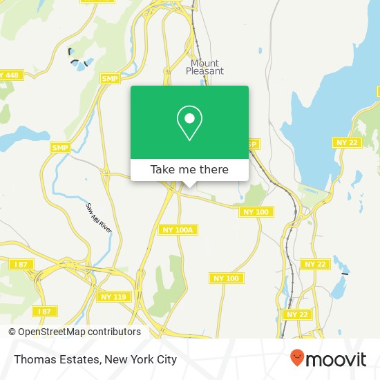 Thomas Estates map