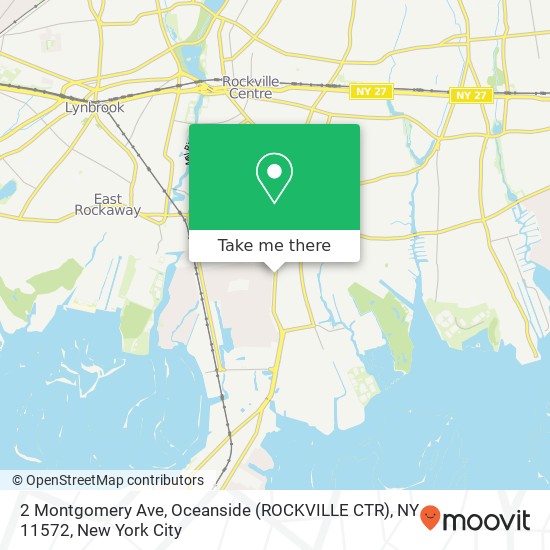 2 Montgomery Ave, Oceanside (ROCKVILLE CTR), NY 11572 map