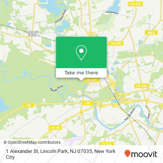 1 Alexander St, Lincoln Park, NJ 07035 map
