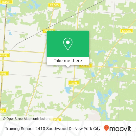 Training School, 2410 Southwood Dr map