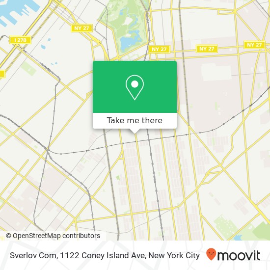 Sverlov Com, 1122 Coney Island Ave map