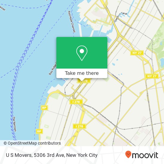 Mapa de U S Movers, 5306 3rd Ave