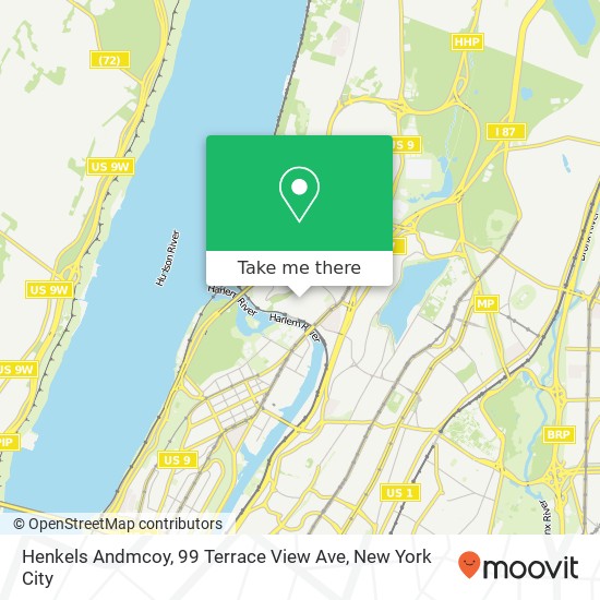 Mapa de Henkels Andmcoy, 99 Terrace View Ave