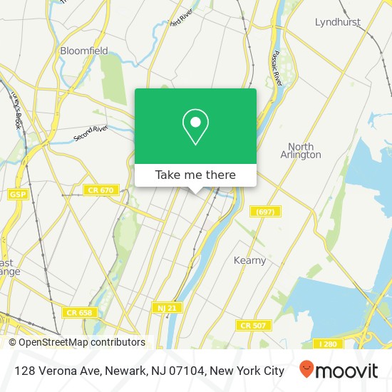 128 Verona Ave, Newark, NJ 07104 map