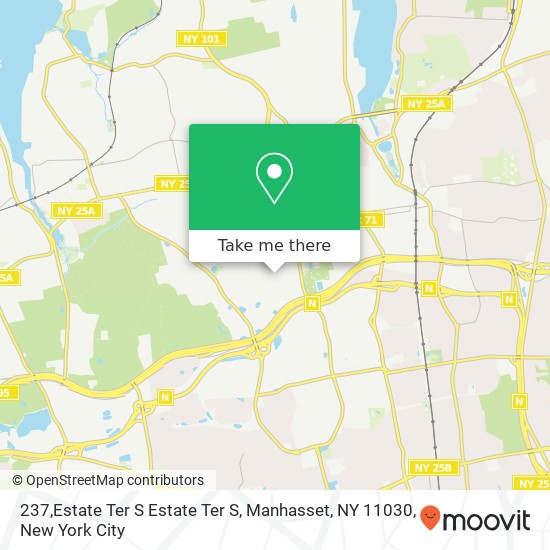 Mapa de 237,Estate Ter S Estate Ter S, Manhasset, NY 11030