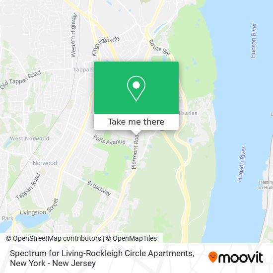 Spectrum for Living-Rockleigh Circle Apartments map