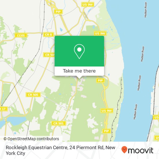 Mapa de Rockleigh Equestrian Centre, 24 Piermont Rd
