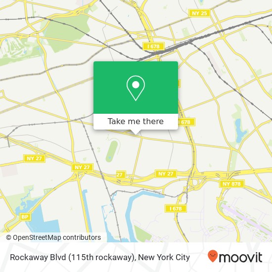 Mapa de Rockaway Blvd (115th rockaway), South Ozone Park, NY 11420