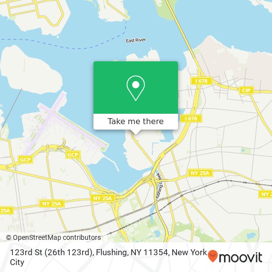 Mapa de 123rd St (26th 123rd), Flushing, NY 11354