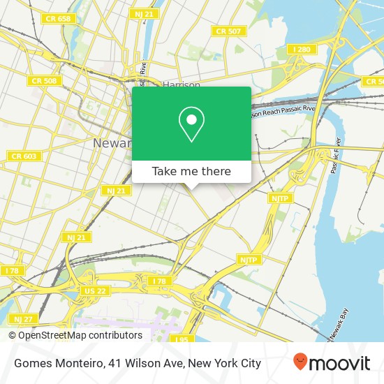 Gomes Monteiro, 41 Wilson Ave map