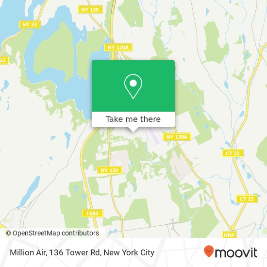 Million Air, 136 Tower Rd map