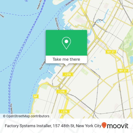 Mapa de Factory Systems Installer, 157 48th St