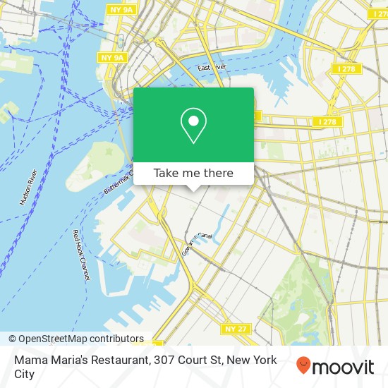 Mapa de Mama Maria's Restaurant, 307 Court St