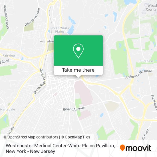 Mapa de Westchester Medical Center-White Plains Pavillion
