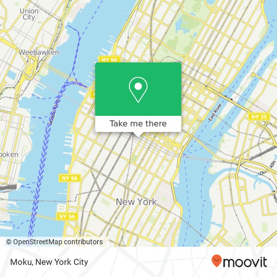 Mapa de Moku, 10 W 32nd St