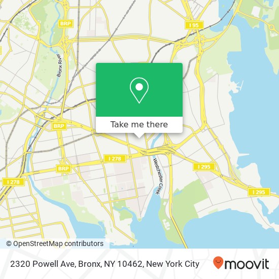 2320 Powell Ave, Bronx, NY 10462 map