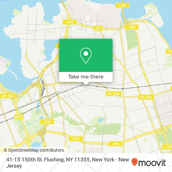 41-15 150th St, Flushing, NY 11355 map