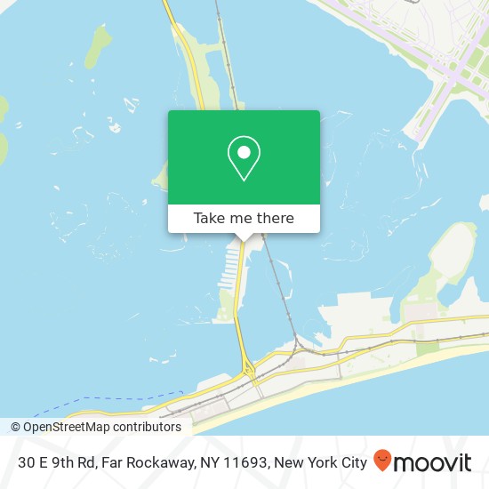 Mapa de 30 E 9th Rd, Far Rockaway, NY 11693