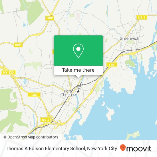 Mapa de Thomas A Edison Elementary School, 132 Rectory St