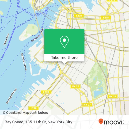 Bay Speed, 135 11th St map