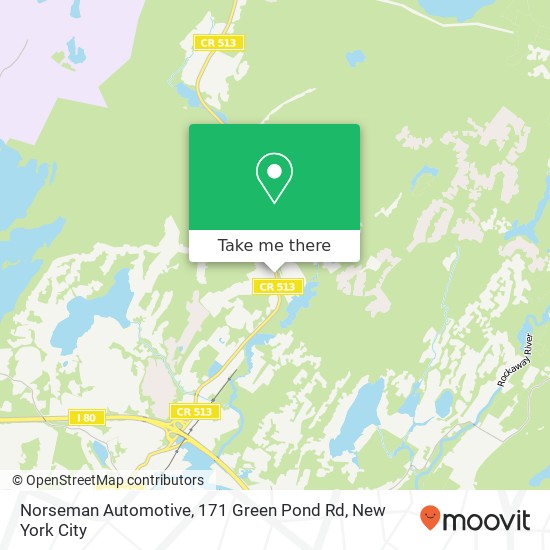 Mapa de Norseman Automotive, 171 Green Pond Rd