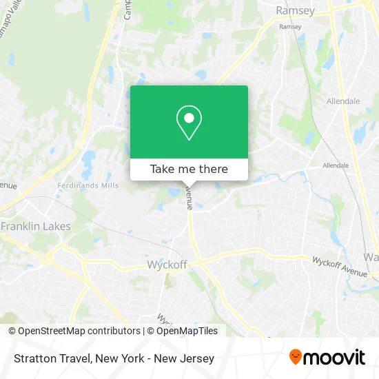 Stratton Travel map