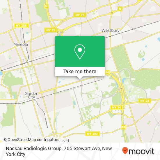 Nassau Radiologic Group, 765 Stewart Ave map