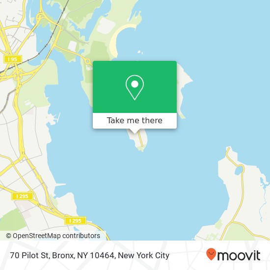 Mapa de 70 Pilot St, Bronx, NY 10464