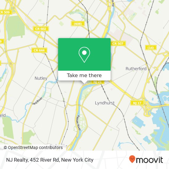 NJ Realty, 452 River Rd map