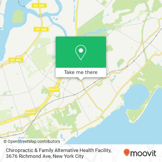 Chiropractic & Family Alternative Health Facility, 3676 Richmond Ave map
