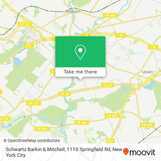 Schwartz Barkin & Mitchell, 1110 Springfield Rd map