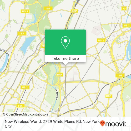 New Wireless World, 2729 White Plains Rd map