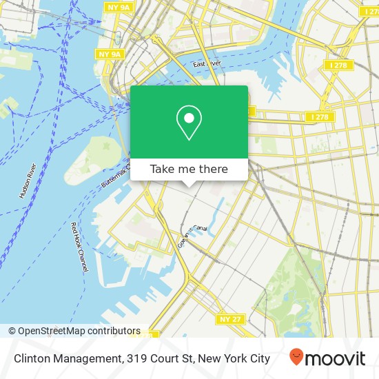 Mapa de Clinton Management, 319 Court St