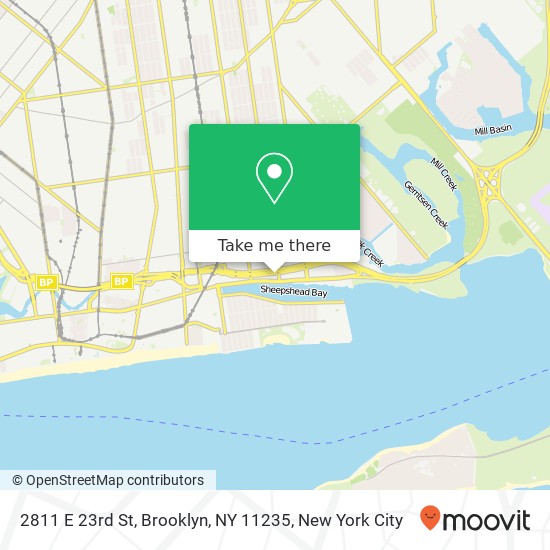 2811 E 23rd St, Brooklyn, NY 11235 map