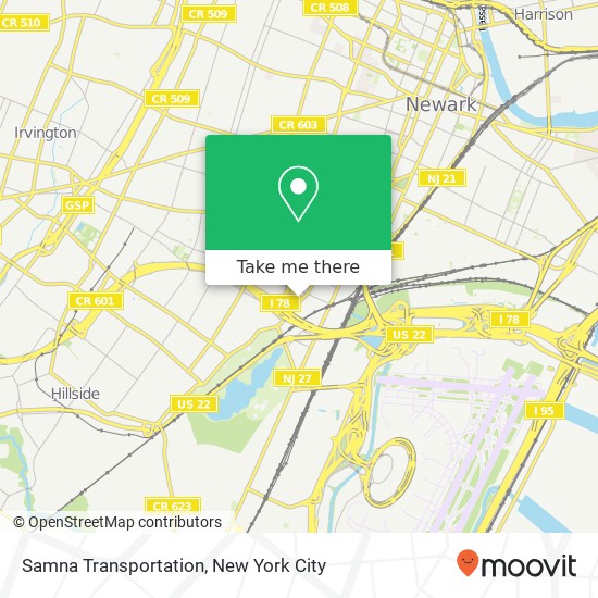 Samna Transportation map