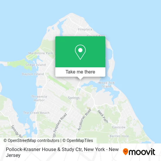 Pollock-Krasner House & Study Ctr map