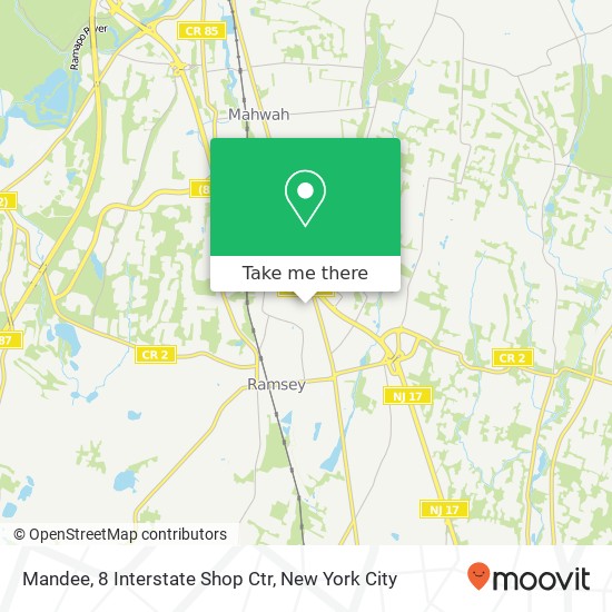 Mapa de Mandee, 8 Interstate Shop Ctr